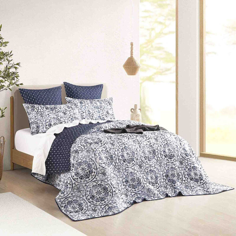 Renee Taylor 65x65cm Delos Quilted Reversible European Square Pillowcase — image 2