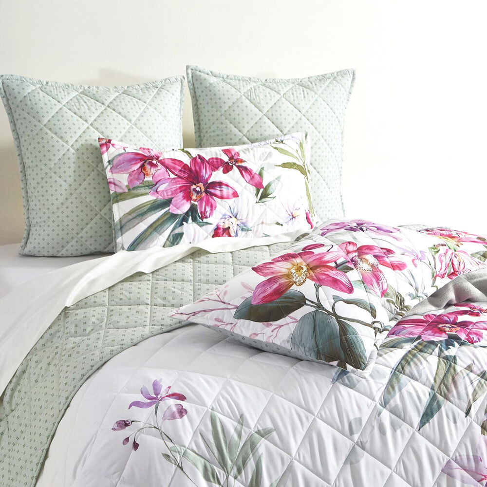 Renee Taylor Kashmir Quilted Reversible Coverlet Set Multi — image 4