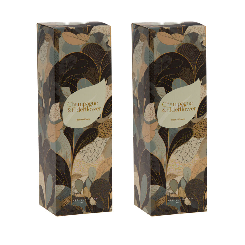 Bramble Bay Summer Blooms Champagne & Elderflower Diffuser Home Fragrance (2 Pack)