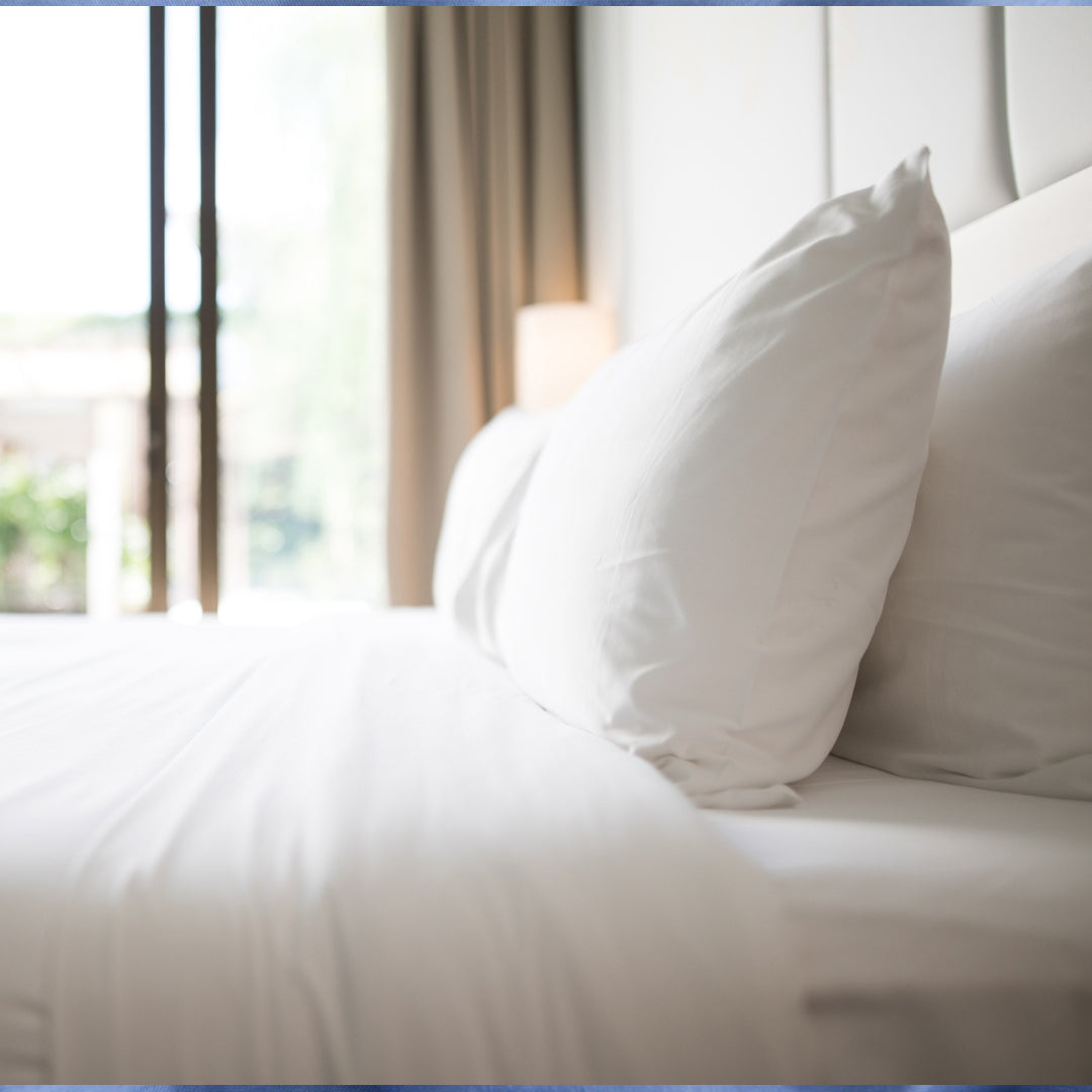 Jason Commercial Queen Bed Cotton Deluxe Flat Sheet 250x300cm White 250TC — image 2