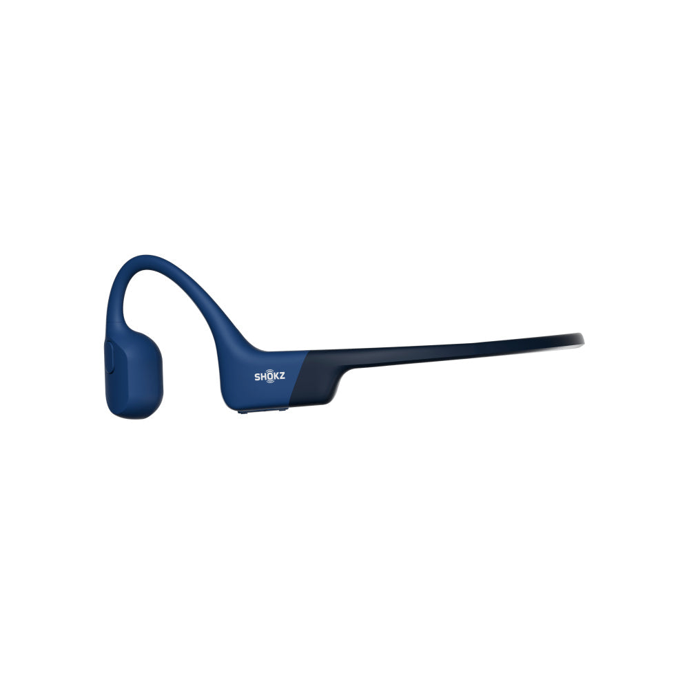 Shokz OpenRun Bone Conduction Sports/Running Open-Ear Bluetooth Headphones — Blue