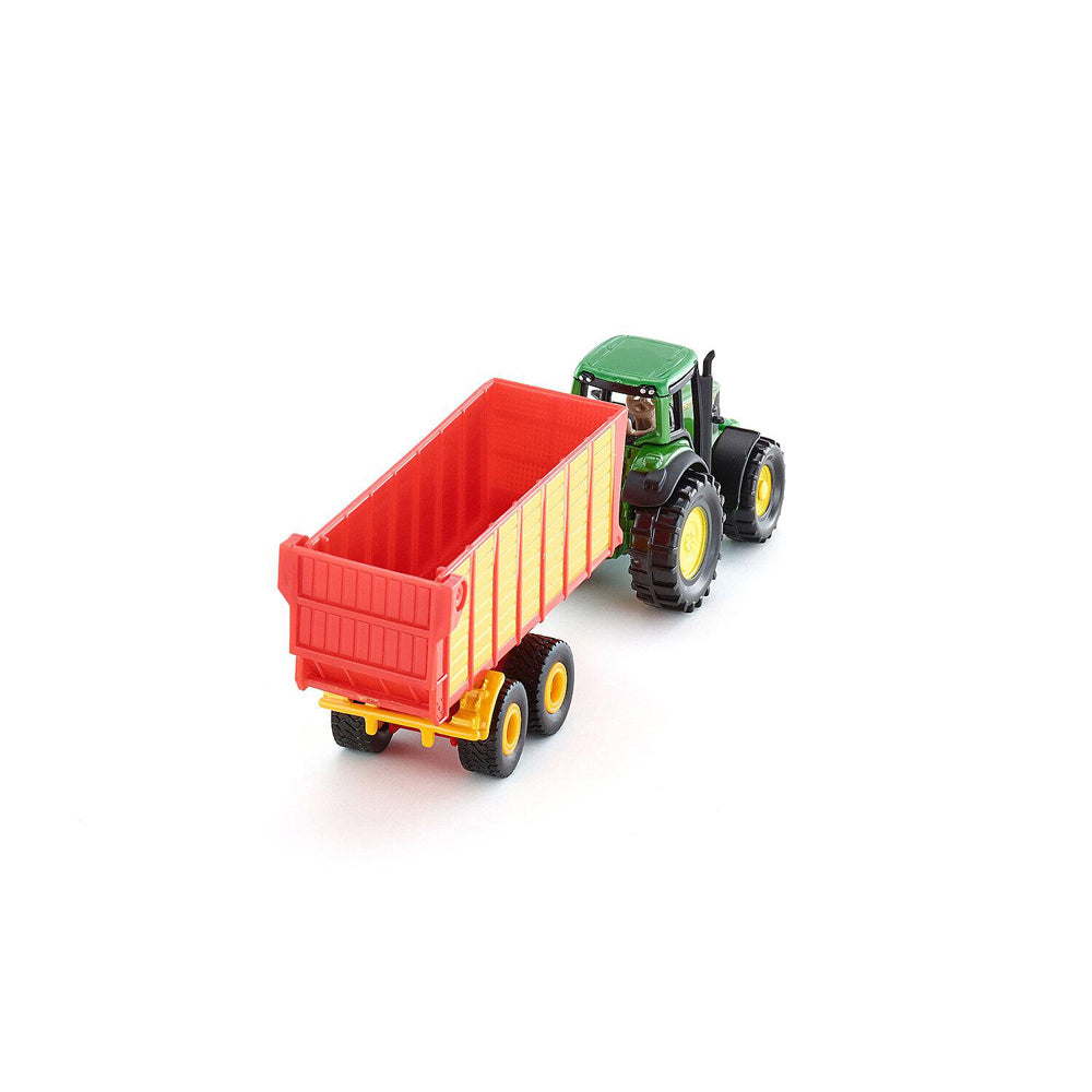 Siku 1650 Diecast John Deere w/ Silage Trailer Kids 169mm Farm Vehicle Toy 3y+
