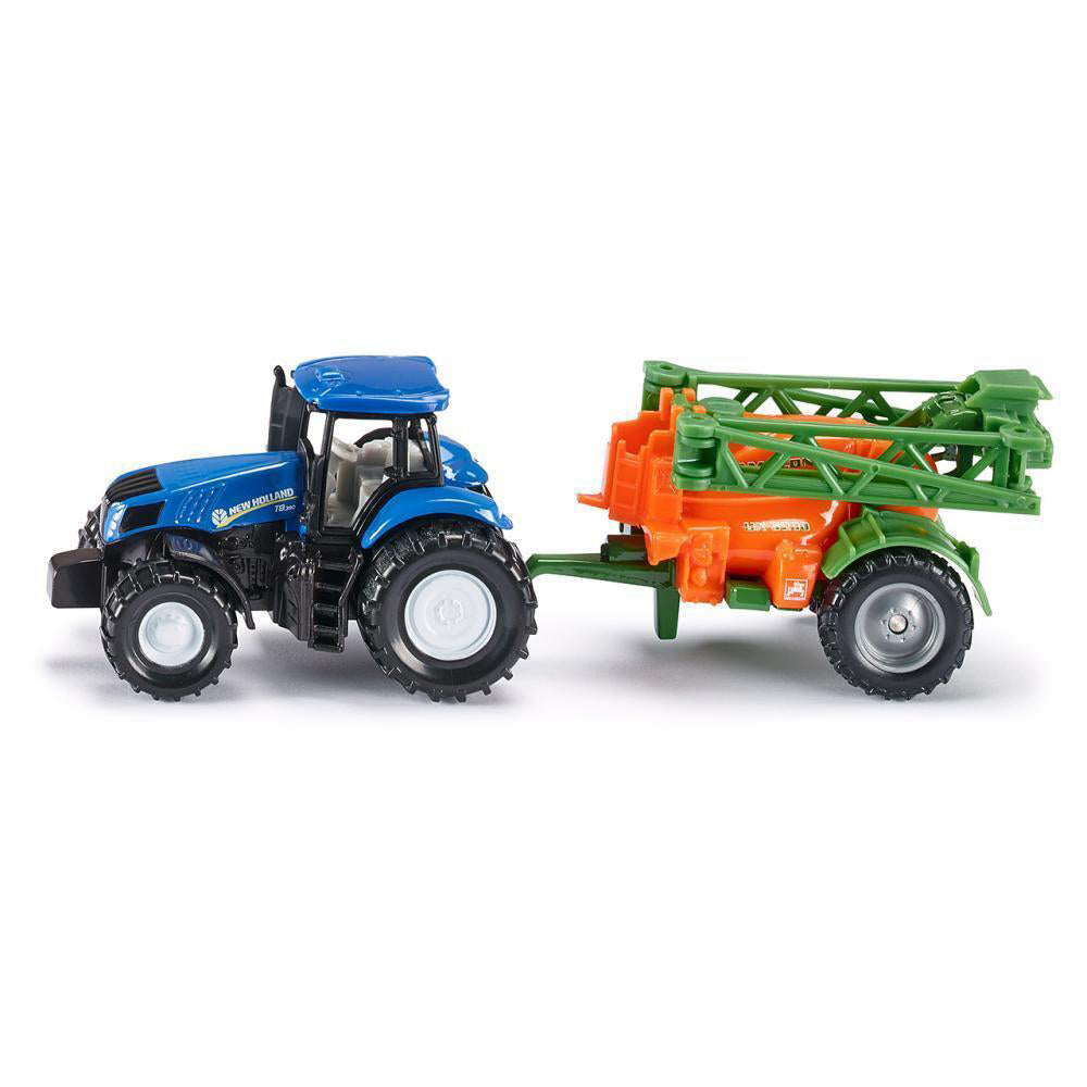 Siku 1668 New Holland & Amazone Tractor w/ Crop Sprayer 147mm Kids Toy Car 3y+