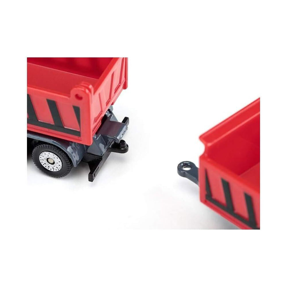 Siku 1685 Truck w/ Dumper Body & Tipping Trailer Diecast 152mm Kids Toy 3y+ — image 5