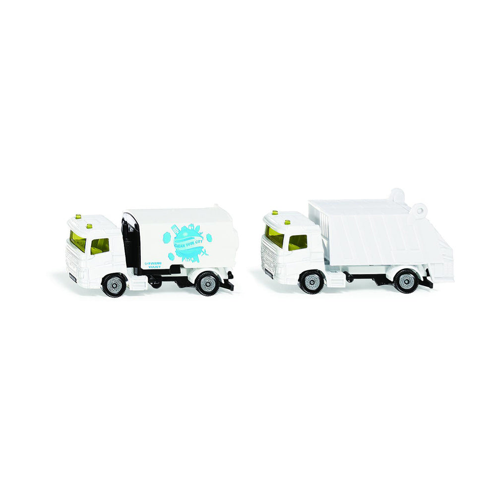 Siku Municipal Set Road Sweeper + Garbage Truck Diecast Vehicle Kids Toy 3y+ — image 2