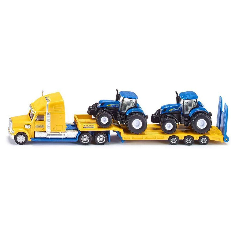 Siku 1:87 Scale Diecast Truck w/ New Holland Tractors Kids Toy Set 3y+ (3 Pieces)