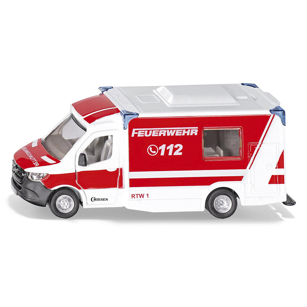 Siku 1:50 Scale Diecast Mercedes-Benz Sprinter Ambulance Van Kids 127mm Toy 3y+