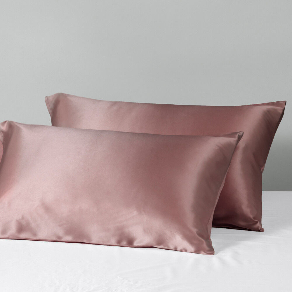 Canningvale Beautysilks Mulberry Silk Soft/Smooth Pillowcase Pack Rosewood (2 Pieces) — image 4