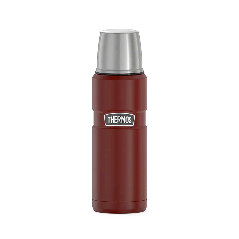 Thermos 470Ml Stainless King Vacuum Insulated Flask Vacuum Insulated Leakproof - Steel Beverage Hot/Cold Bottle Red