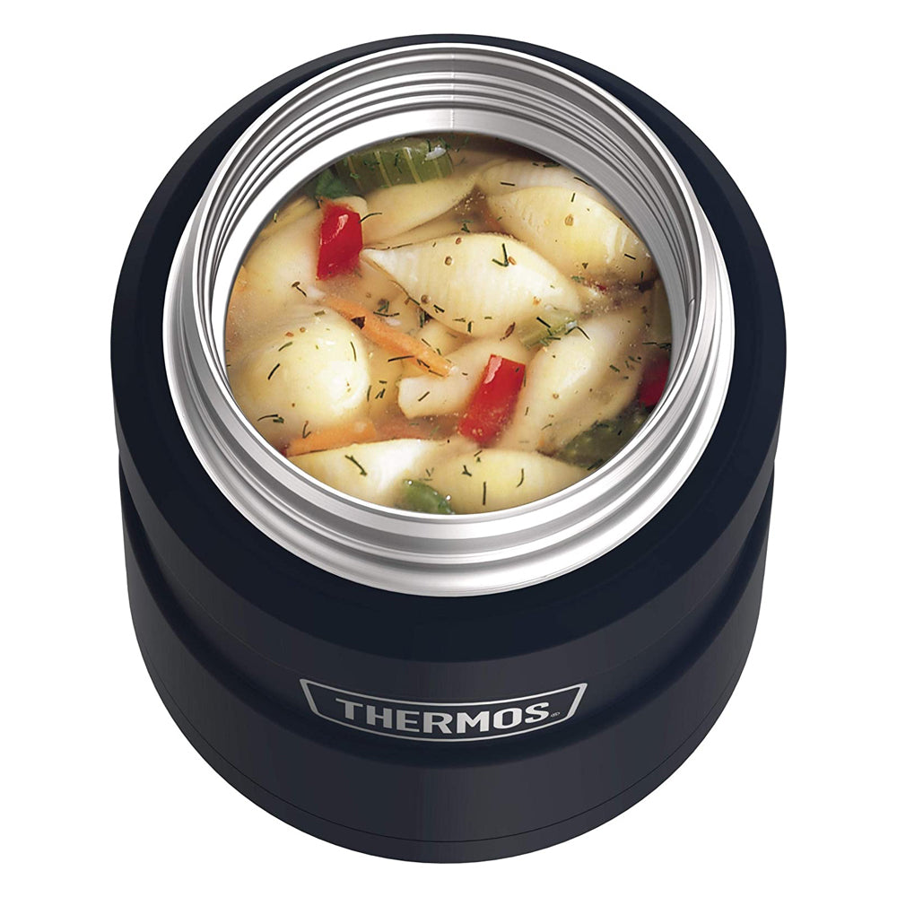 Thermos Midnight Blue Stainless King Vacuum Insulated Food Jar 470ml w/ Spoon — image 4