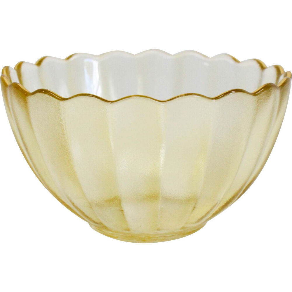LVD Glass Bowl Serving/Decorative Home/Dining Tableware 11.5cm Marrigold/Gold (4 Pack) — image 2