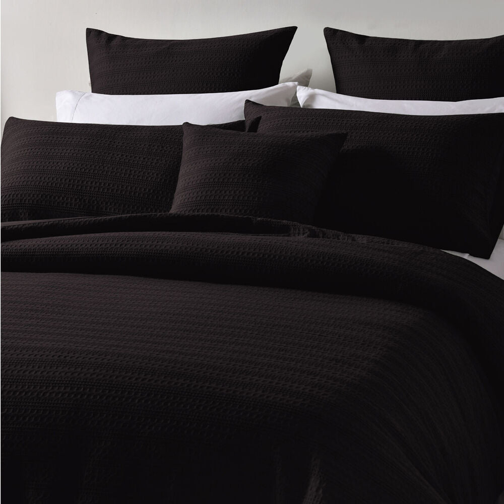 Bianca Kahlani Polyester Quilt Cover Set Chocolate — image 2