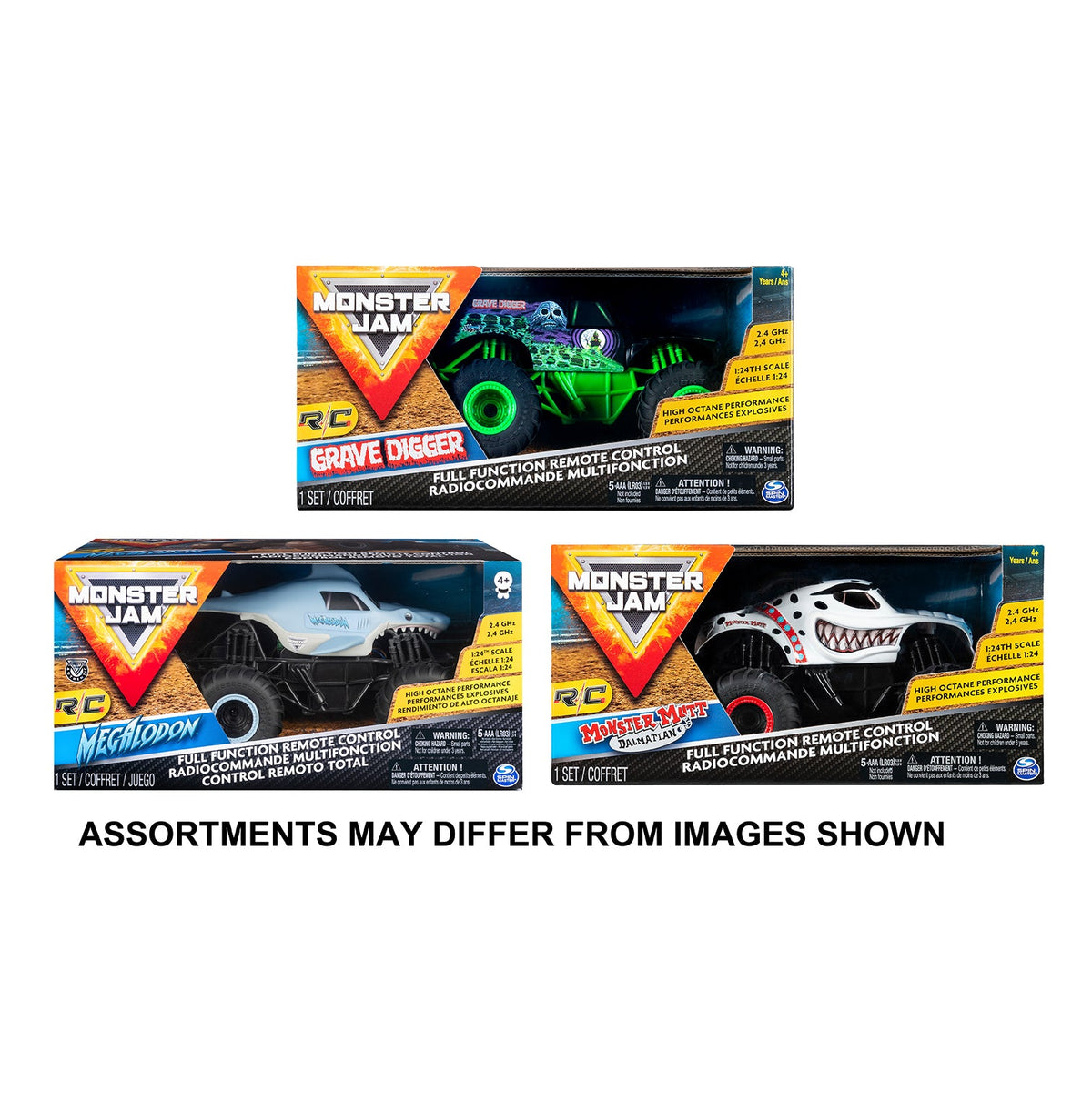 Spin Master Monster Jam 1:24 Radio Control Truck Kids/Children Toy Assort 4+ — image 5