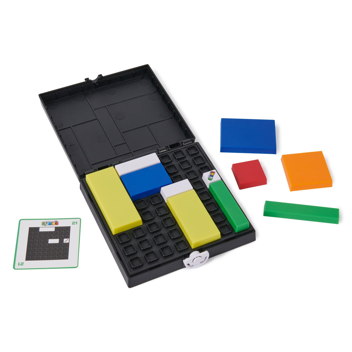 Spin Master Rubik's Gridlock Puzzle Game Solving/Brain Teaser 1-4 Players 7+