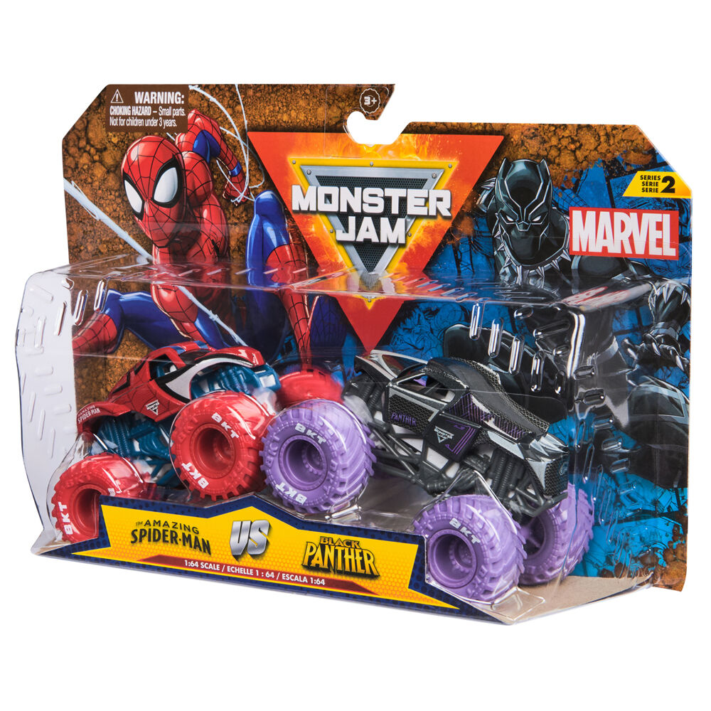 Monster Jam Marvel 1:64 Scale Diecast Truck Kids/Children 3y+ Assorted (2 Pieces) — image 5