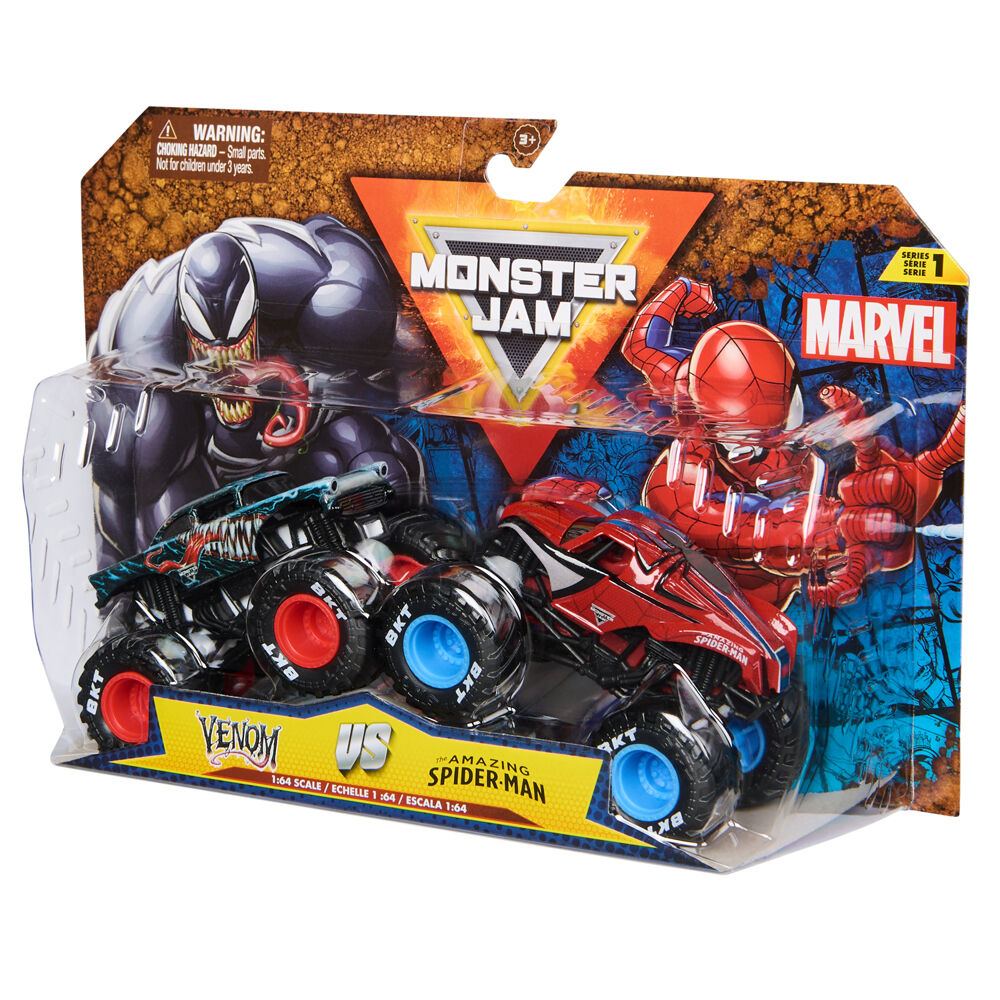 Monster Jam Marvel 1:64 Scale Diecast Truck Kids/Children 3y+ Assorted (2 Pieces) — image 7