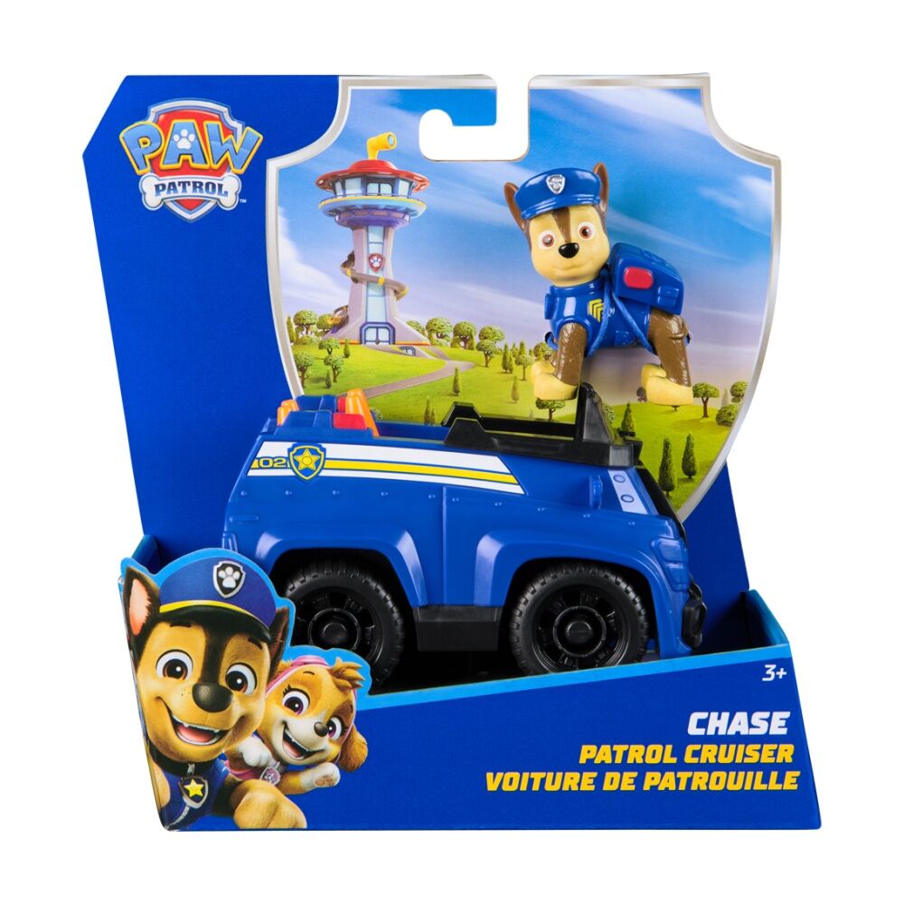 Paw Patrol Kids Sustainable Blue Basic Toy Rescue Vehicle Chase 3Y+ (2 Pieces)