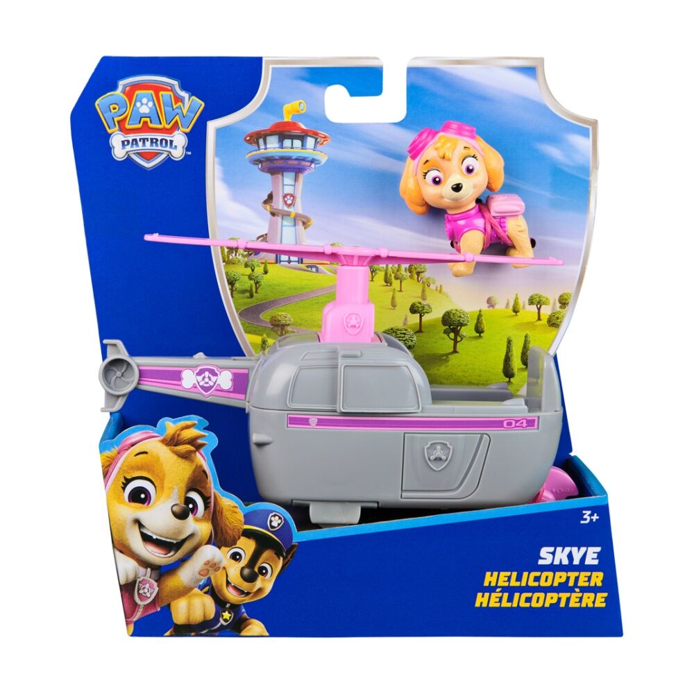 Paw Patrol Kids Sustainable Grey & Pink Basic Toy Rescue Vehicle Skye 3Y+ (2 Pieces)