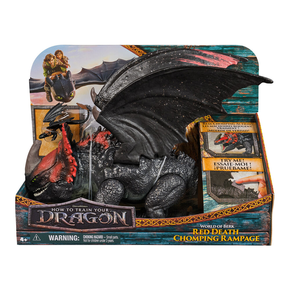 Spin Master Dragons Movie Red Death Chomping Rampage Action Figure Toy 4y+