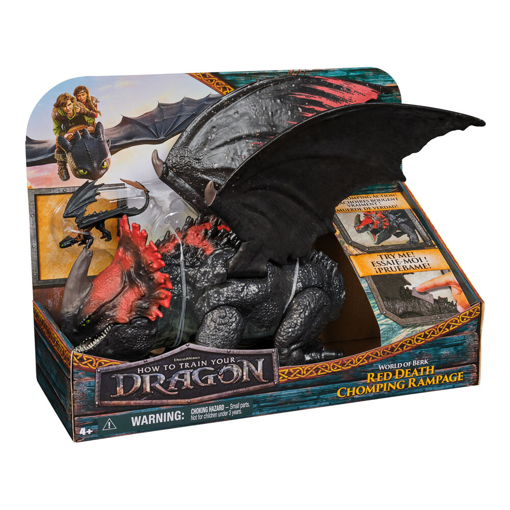 Spin Master Dragons Movie Red Death Chomping Rampage Action Figure Toy 4y+ — image 2