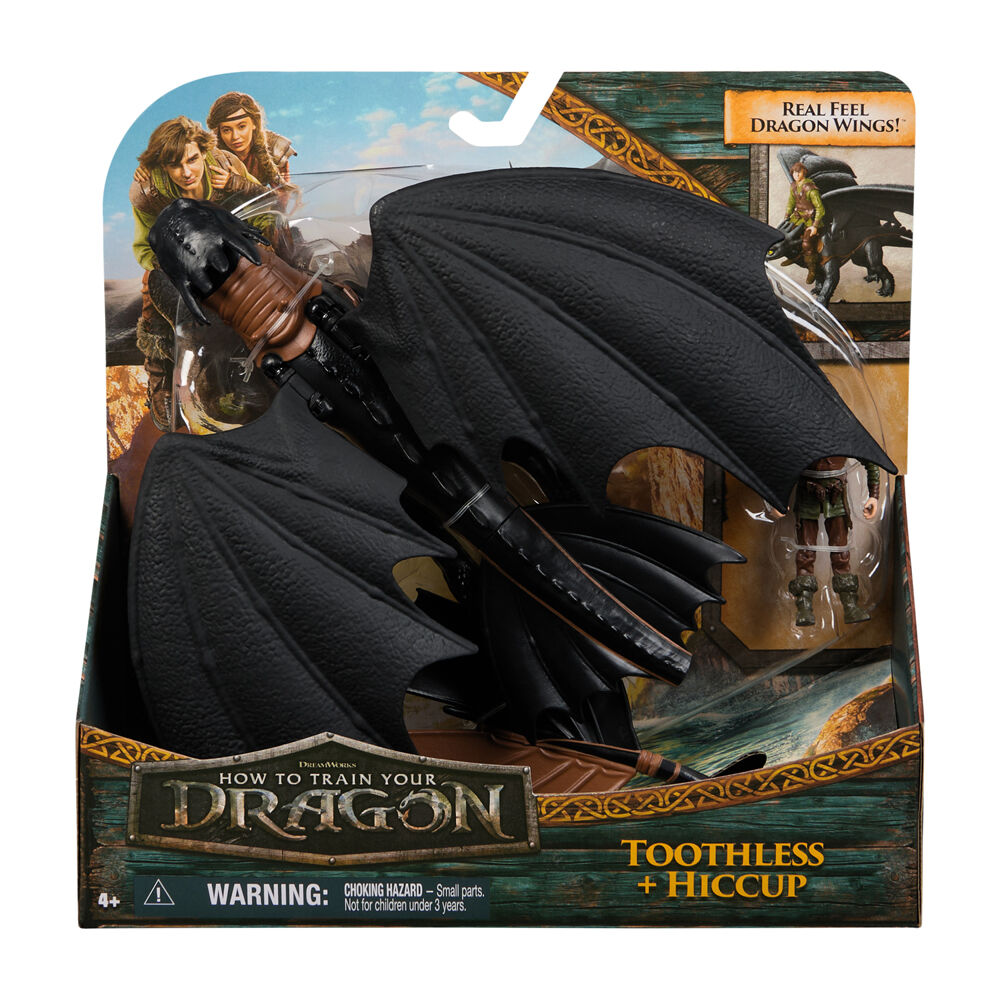Spin Master Dragon's Movie Viking & Dragon Toothless & Hiccup Action Figure 4y+
