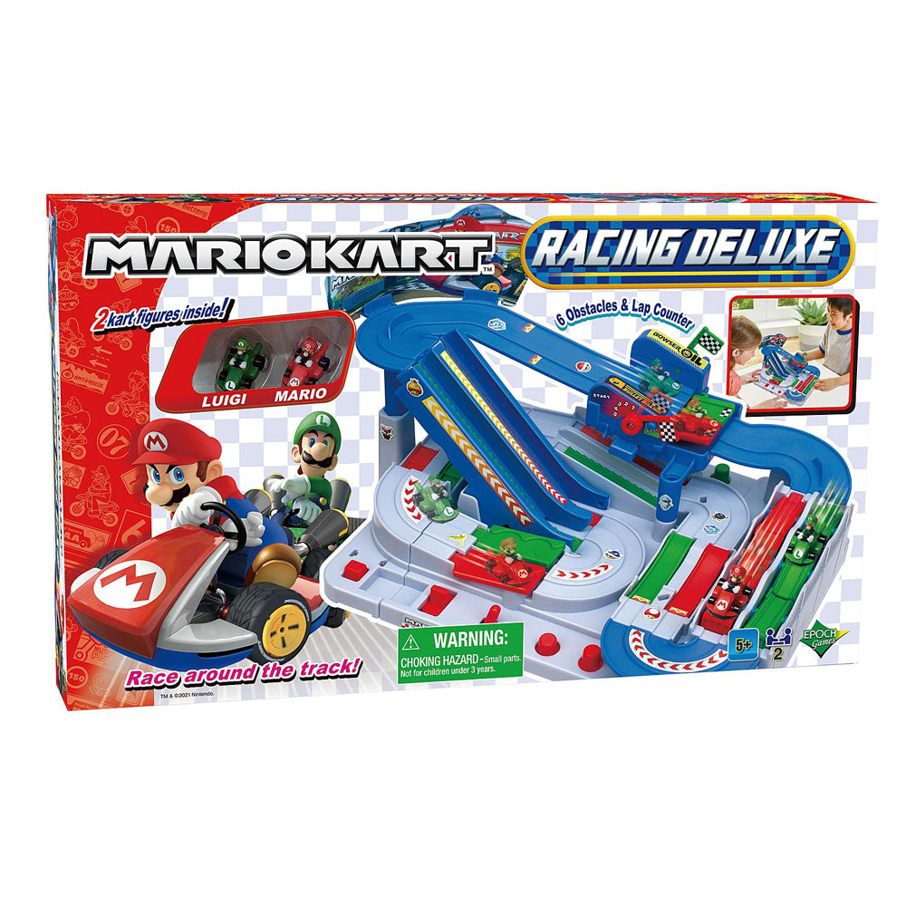 Super Mario Mario Kart Racing Deluxe Kids/Childrens Interactive Toy Playset 3+