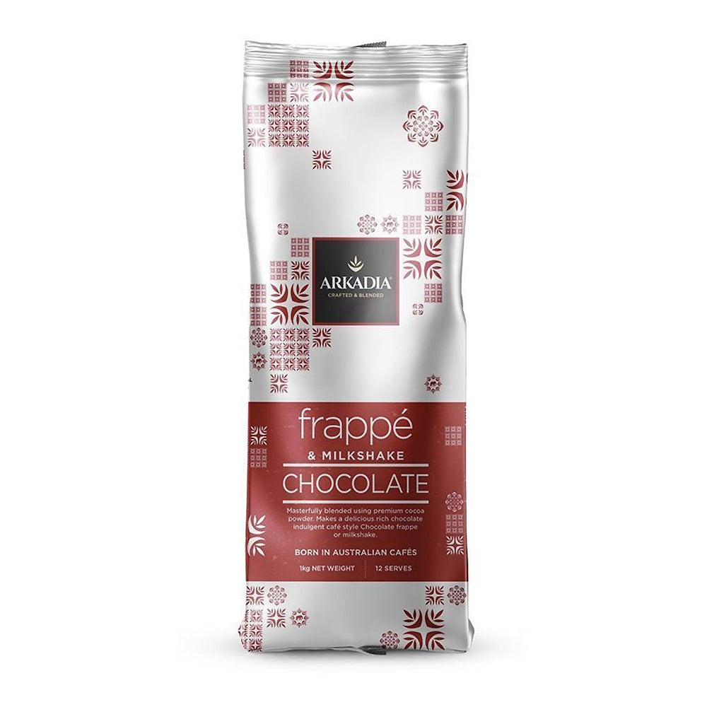 Arkadia 1kg Drinking Chocolate Frappe Powder Cold/Cool Blended Drink/Beverage