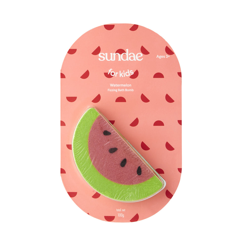 Sundae 100g Kids Fizzing Bath Bomb Bathroom Shower Watermelon Body/Skin Wash — image 2