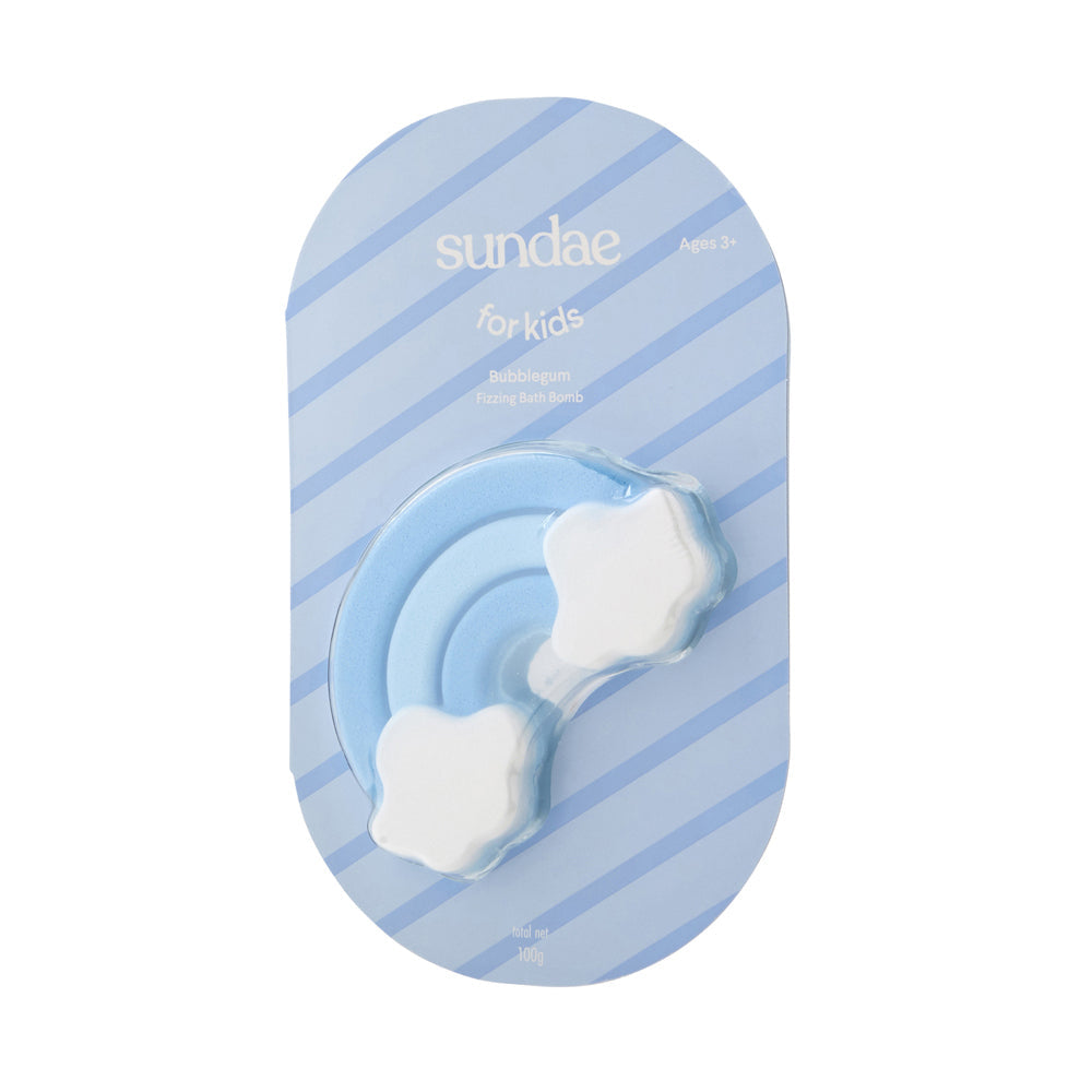 Sundae 100g Kids Fizzing Bath Bomb Bathroom Shower Bubblegum Body/Skin Wash
