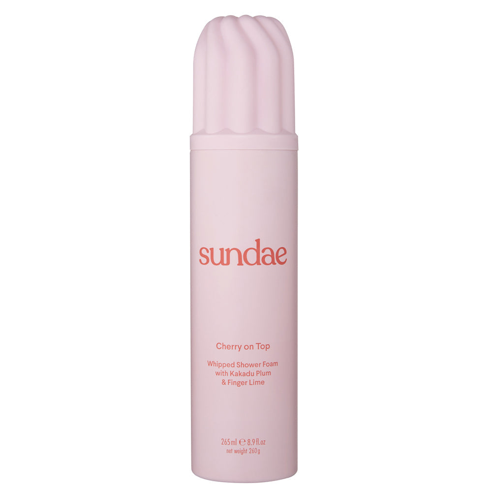 Sundae 265ml Whipped Shower Bathroom Foam Cherry On Top Scent Body/Skin Wash
