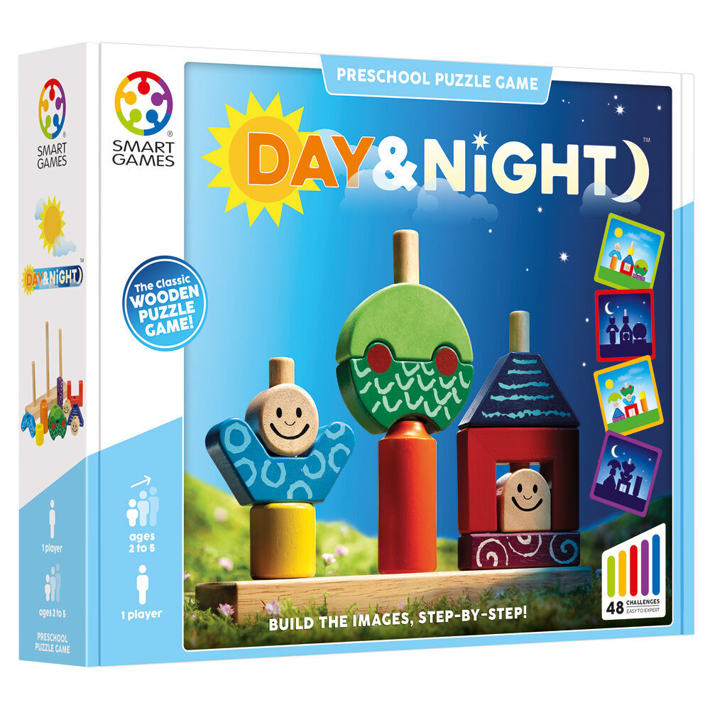 Smart Games Puzzle Game Day & Night Kids/Children Educational Toy 3y+ — image 2