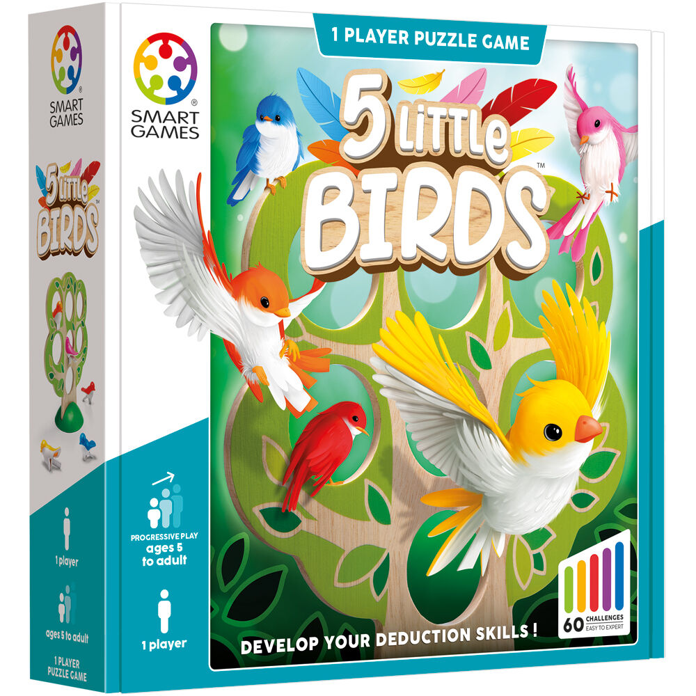 Smart Games Puzzle Game 5 Little Birds Kids/Children Educational Toy 5y+ — image 2