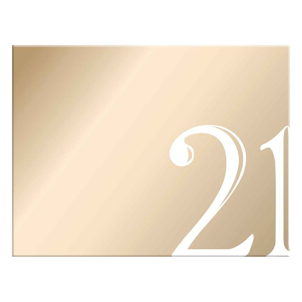 LMD 21st Rose Gold Guest Book Rose Gold Text 23x18cm Birthday Keepsake