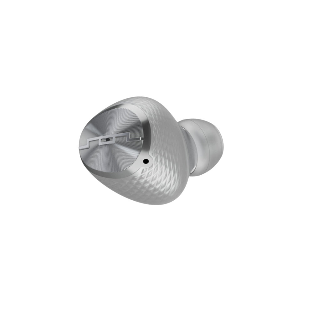 Sol Republic Amps Air+ Silver ANC/Sweat Proof Bluetooth Earbud In-Ear Earphones — image 4