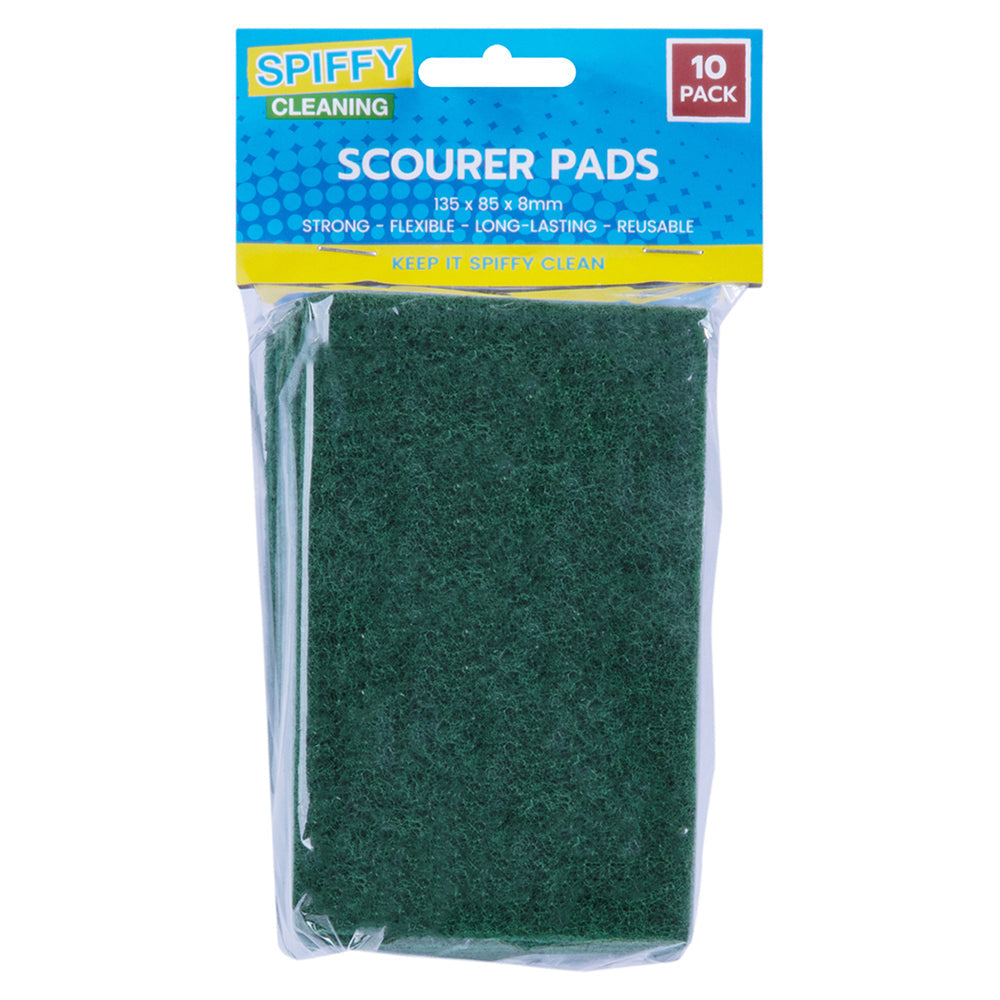 Spiffy Cleaning 13.5x8.5cm Reusable Scourer Pads Scrubber Kitchen Cleaning (40 Pack) — image 2