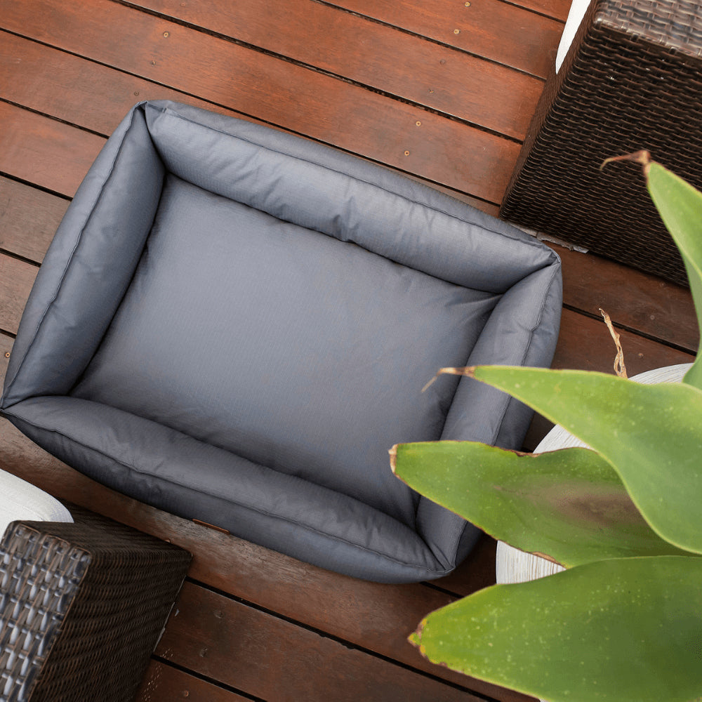 Superior Pet Goods Ripstop Durable Dog Lounger/Bed Steel Grey Mini 67x44x23cm — image 2