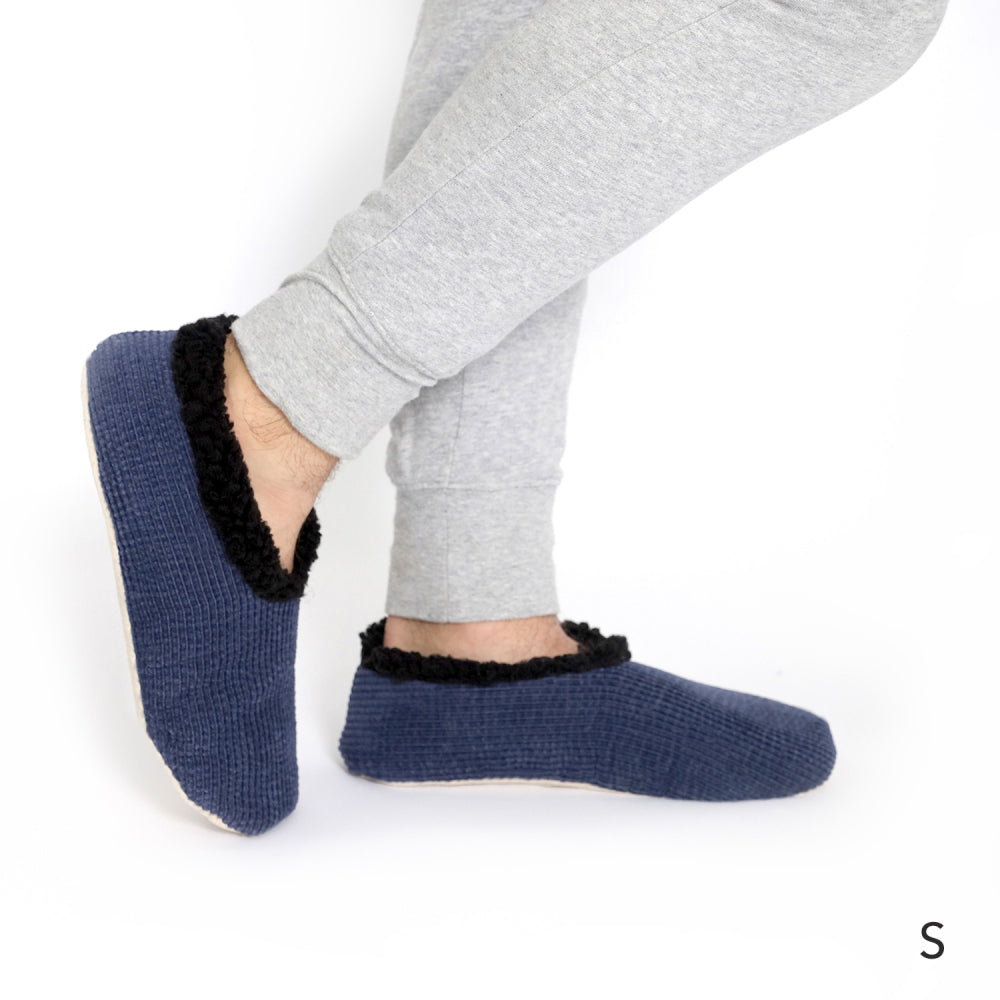 Splosh SnuggUps Men's Soft Slippers Cord Navy — image 3