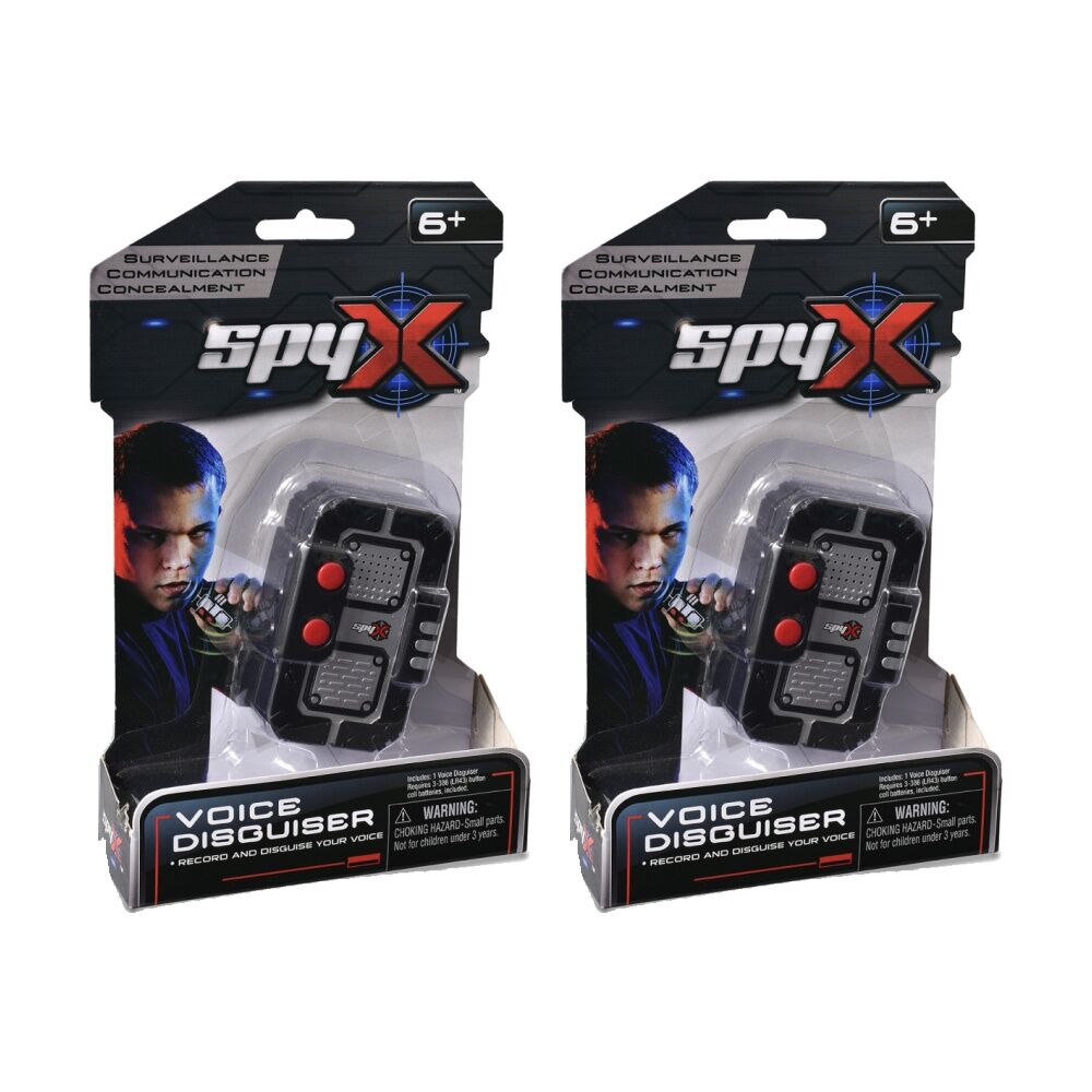 Atomic Monkey Products SpyX Voice Disguiser Black Effects Kids/Children 6y+ (2 Pack)