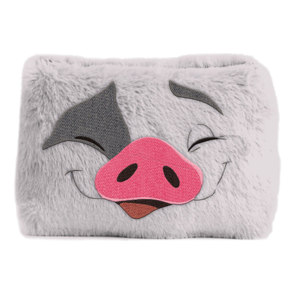 Disney Moana 2 Pua Plush Pencil/Pen Case Personal Organiser Grey 18x25cm — image 2