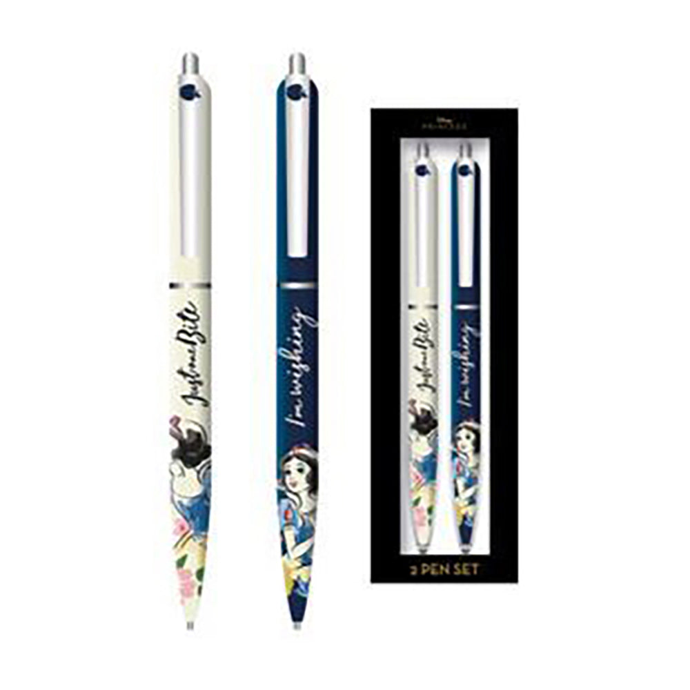 Disney Princess x 2pc Disney Snow White Character Themed Just One Bite Pen Set (2 Pack) — image 2