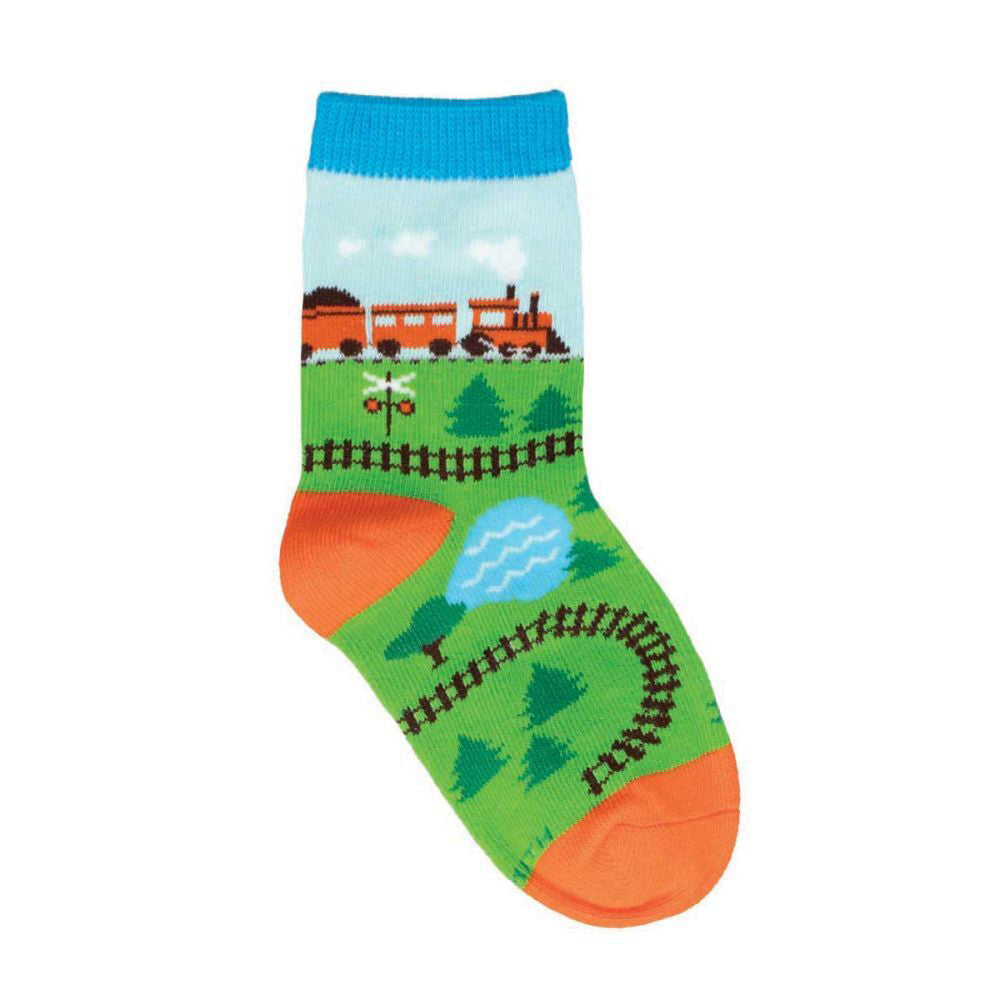 Socksmith Kids/Children Novelty Breathable Socks Train Tracks One Size 2-4y