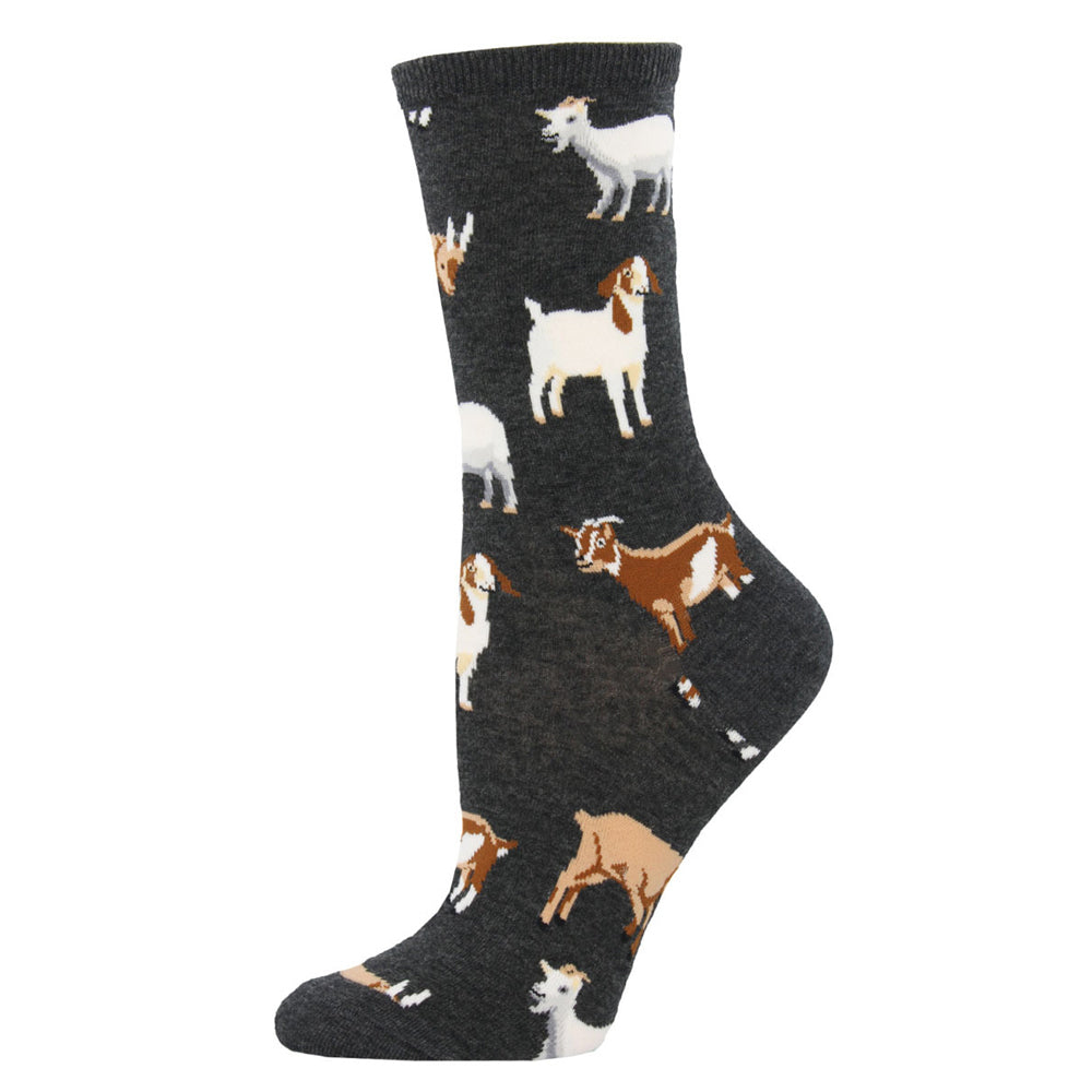 Socksmith Ladies Novelty Fashion Trendy Socks Silly Billy Charcoal One Size