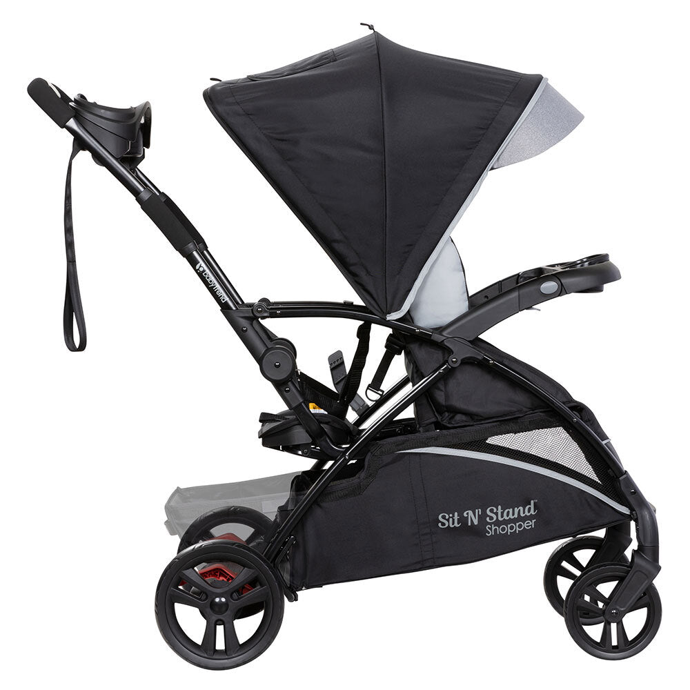 Baby Trend Sit N Stand Shopper Stroller/Pram w/Canopy Kids/Baby/Toddler Moondust — image 2