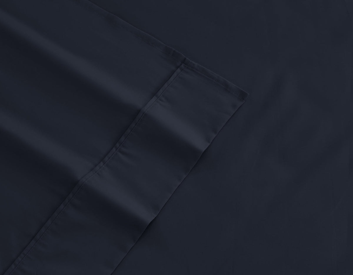 Ardor 2500TC Cotton Rich King Bed Size Fitted Sheet Set w/ 2x Pillowcases Navy — image 2