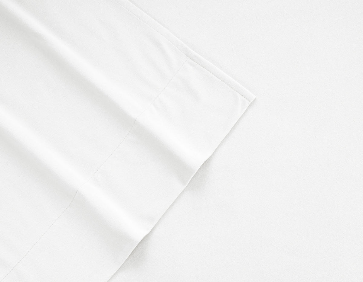 Ardor Boudior King Bed Micro Flannel Material Pillowcase Fitted Sheet Set White — image 2
