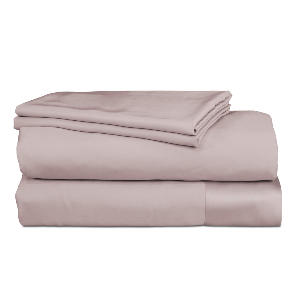 Algodon Bamboo Bed Sheet Set Home Bedding Blush — image 2