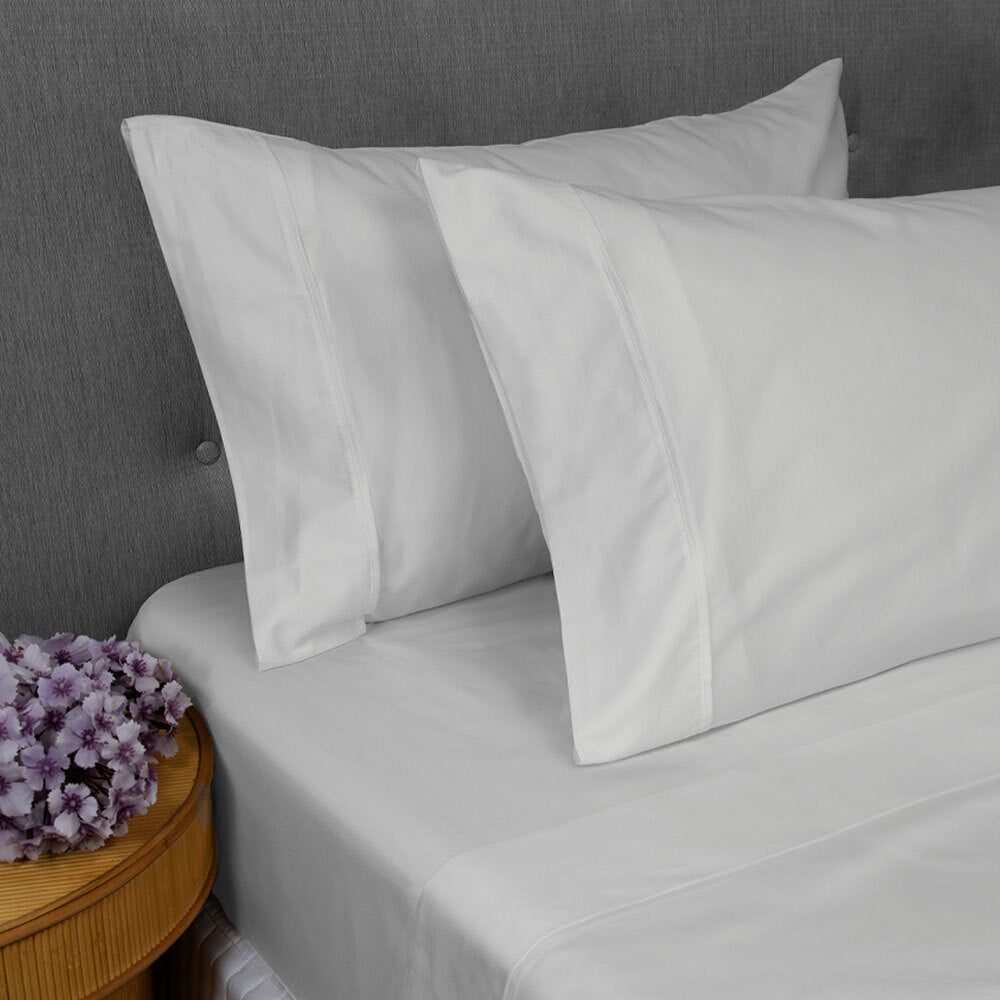 Algodon 500 Thread Count Australian Cotton Bed Sheet Set Queen Bed - Silver