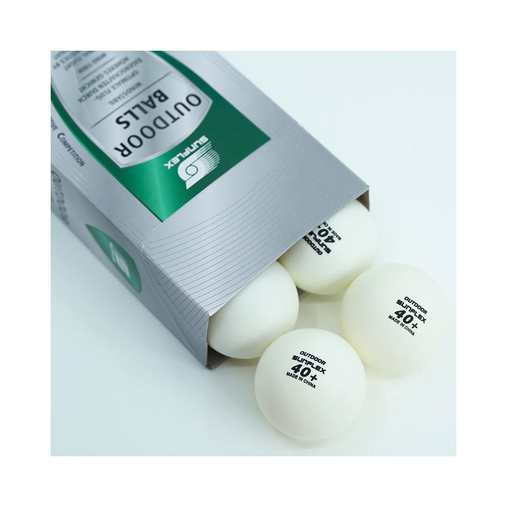 Sunflex Outdoor Table Tennis Balls PU Foam Noiseless Play Gentle Bounce (6 Pack) — image 2