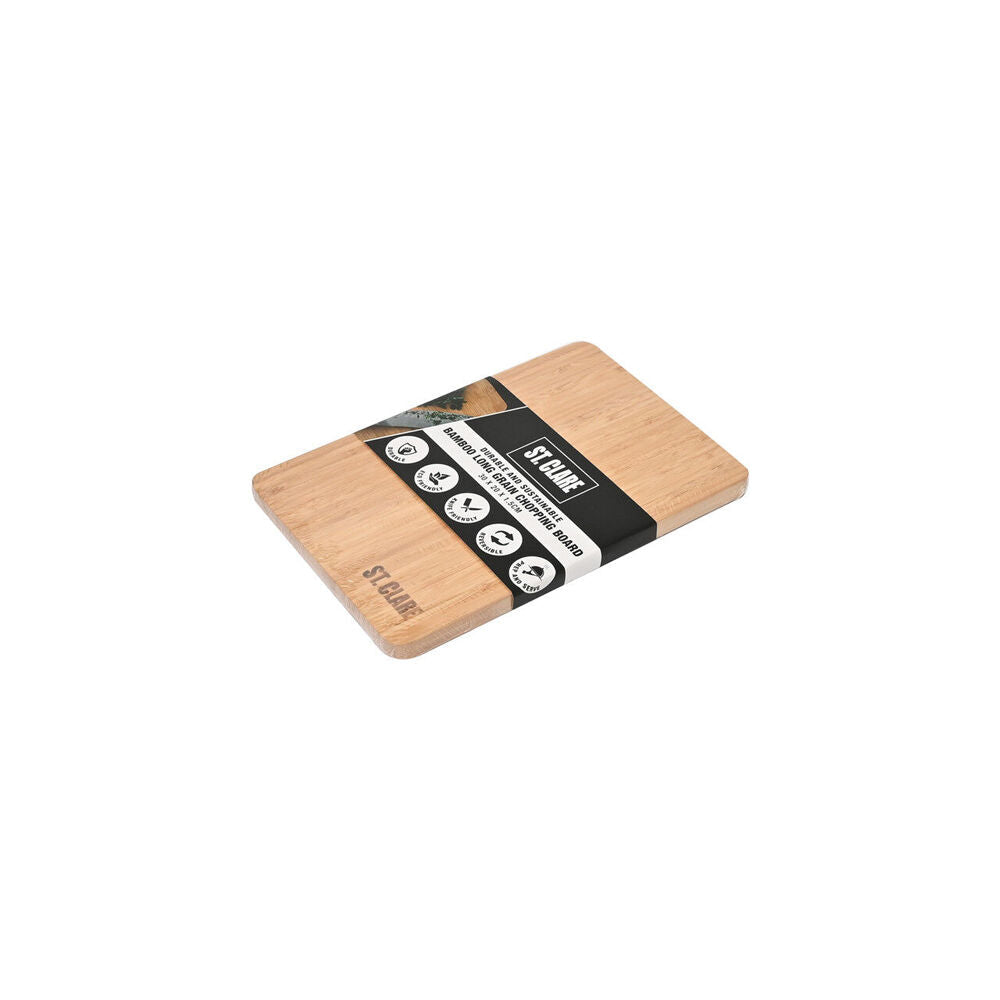 ST. Claire Bamboo Long Grain Chopping Board Rectangular Serveware 30x20x1.5cm — image 2