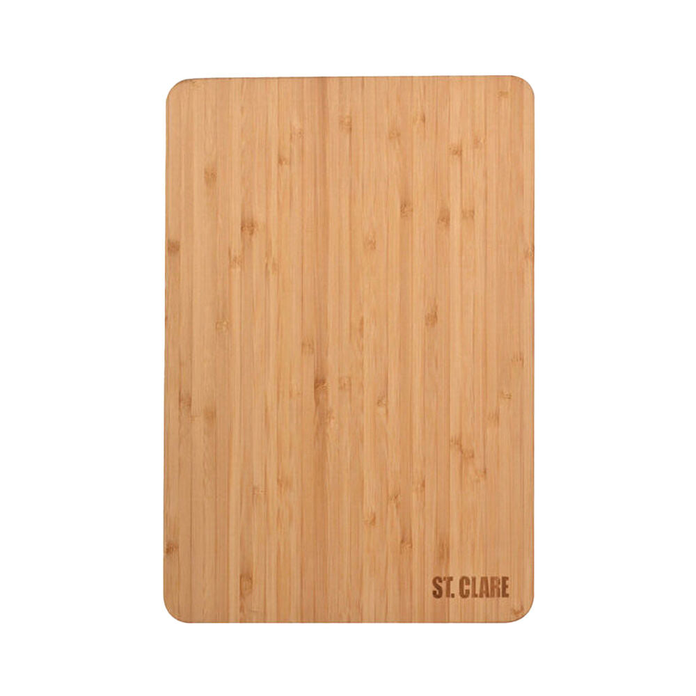 ST. Claire Bamboo Long Grain Chopping Board Rectangular Serveware 37x25x1.7cm